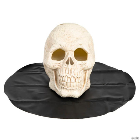 RADYAN Skull-Shaped Mister for Halloween Atmosphere with Mist Effect shown in a clear product image