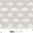Cotton Fabric Sleepy Teddy Gray/Multi Raindrops 44/45"