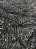 1 yarda de tela de lentejuelas confeti de puntos pequeños para ropa, disfraces y decoración, ancho 45 pulgadas