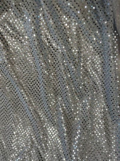 1 Yard Small Dot Confetti Sequin Fabric for Apparel Costumes and Decor 45 Inches Wide