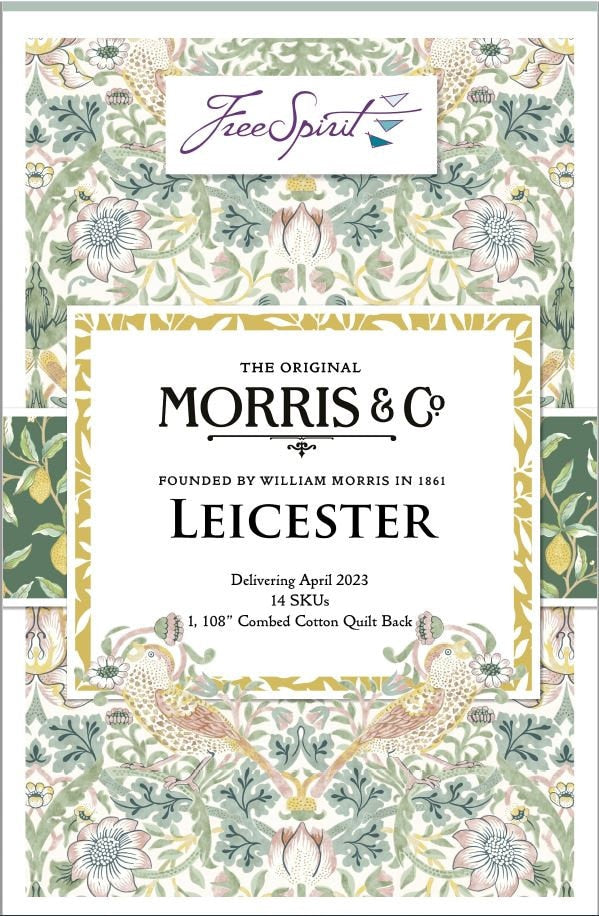 Quilting Cotton Small Pimpernel Blush Leicester Collection by Original Morris & Co