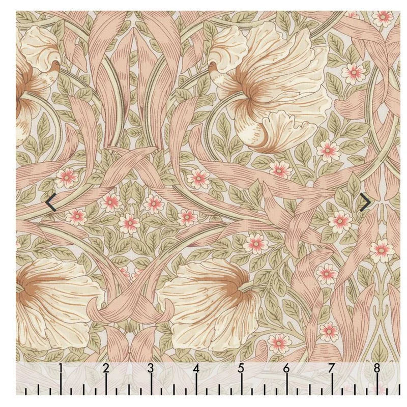 Quilting Cotton Small Pimpernel Blush Leicester Collection by Original Morris & Co