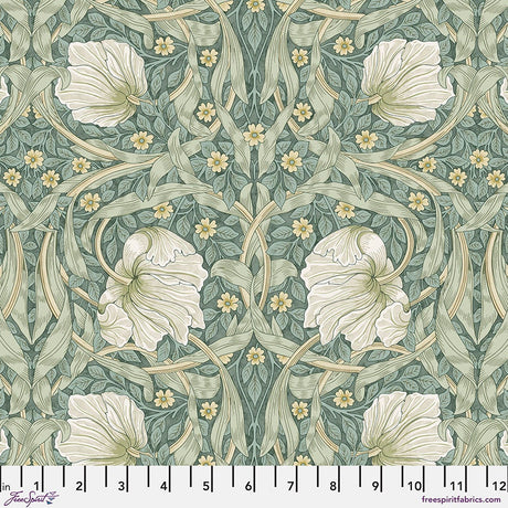 Quilting Cotton Small Pimpernel Olive Leicester Collection William Morris