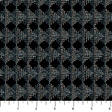 Cotton Print Smoke Blades Fabric 44/45"