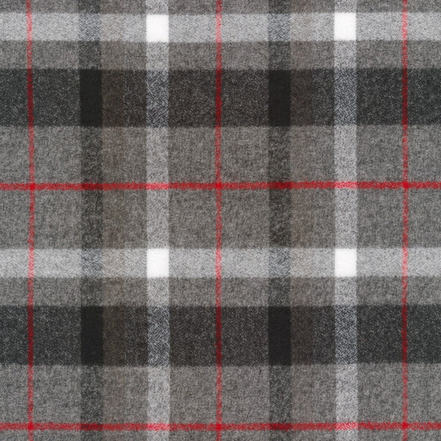 Flannel Fabric Smoke Mammoth Medium Weight Robert Kaufman