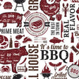 Cuddle Fabric Smokehouse Merlot Digital Plush Minky