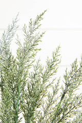18 Inch Snow Cedar Pine Bush Artificial Frosted Holiday Greenery Decor