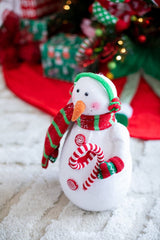 15” Snowman with Candy Cane