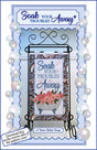 Embroidery Pattern Soak Your Troubles Away Wall Hanging/Table Top Display