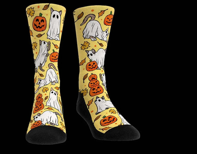 Ghost Cats - Monster Socks