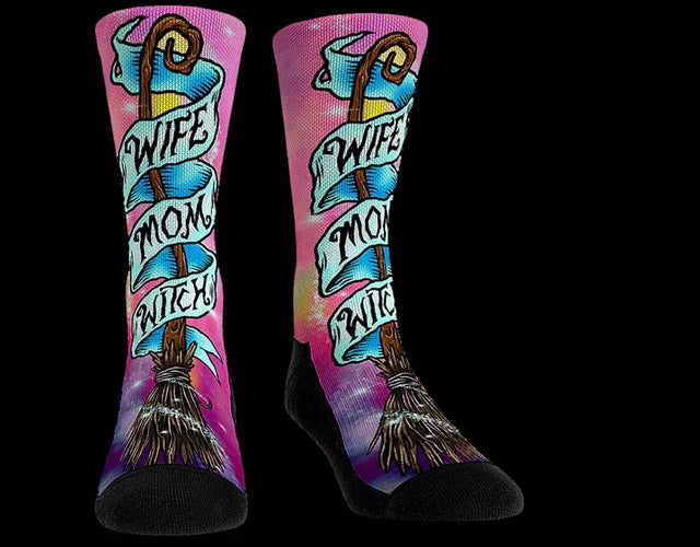 Wife Mom Witch - Monster Socks