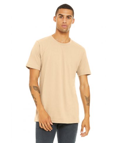 Bella Canvas 3001 Airlume Cotton Fabric - Soft Cream, Crewneck, Unisex, Short Sleeve (1 Piece)