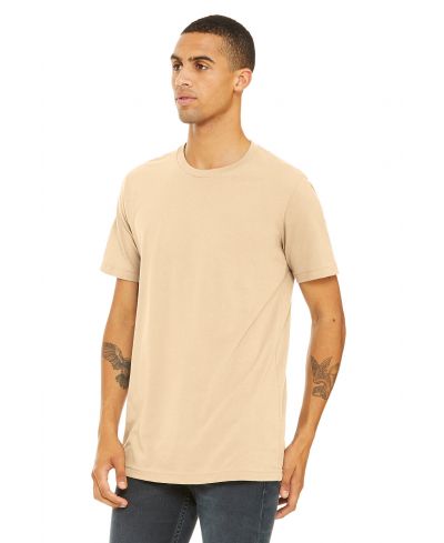 Bella Canvas 3001 Airlume Cotton Fabric - Soft Cream, Crewneck, Unisex, Short Sleeve (1 Piece)