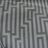 Linen Blend Flock Lines Upholstery Fabric by the Yard