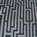Linen Blend Flock Lines Upholstery Fabric by the Yard