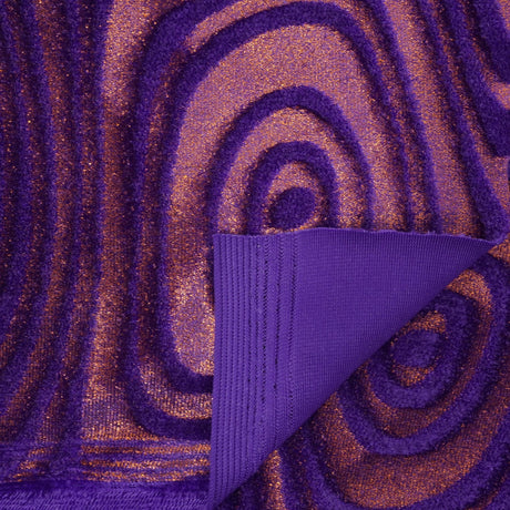 Foiled Stretch Velvet Sonic Swirl