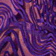 Foiled Stretch Velvet Sonic Swirl