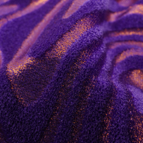Foiled Stretch Velvet Sonic Swirl