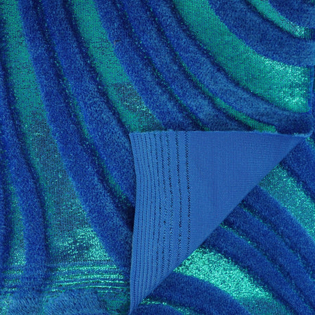 Foiled Stretch Velvet Sonic Swirl