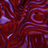 Foiled Stretch Velvet Sonic Swirl