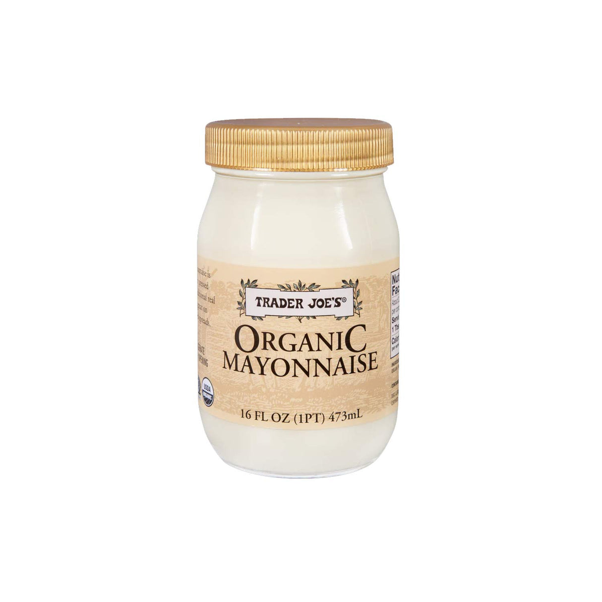 Trader Joe’s Organic Mayonnaise 16 Fl Oz