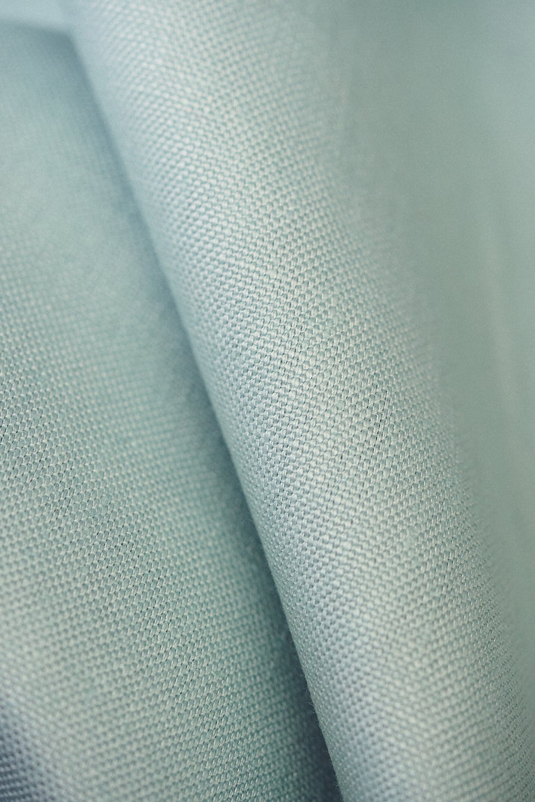 1 Yard Solid Spa Heavyweight Pure Linen Canvas Fabric 10.5 oz Softened 58 Inches Wide