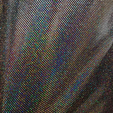 Sparkles Foiled Nylon Spandex Fabric - Foiled Sparkle, 54" Width, 208 GSM (1 Yard)