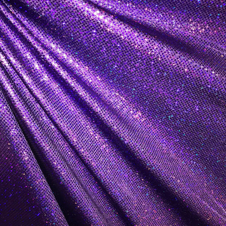 Sparkles Foiled Spandex Fabric - 4-Way Stretch, 54" Width, 208 Gsm (1 Yard)