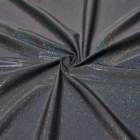 Sparkles Foiled Spandex Fabric - 4-Way Stretch, 54" Width, 208 Gsm (1 Yard)