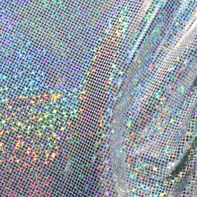 Foiled Spandex Sparkles Fabric