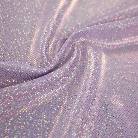 Sparkles Foiled Nylon Spandex Fabric - Foiled Sparkle, 54" Width, 208 GSM (1 Yard)