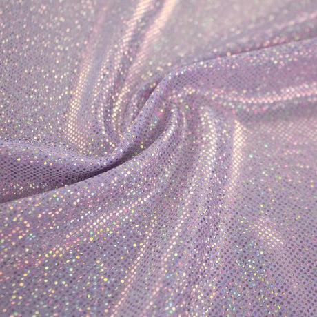 Sparkles Foiled Spandex Fabric - 4-Way Stretch, 54" Width, 208 Gsm (1 Yard)