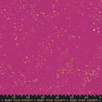 Cotton Speckled Metallic Berry Fabric 43/44"