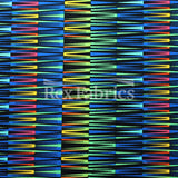 Spectrum Nylon Spandex Fabric - Multicolor Zigzag Print, 58/60" Width (1 Yard)