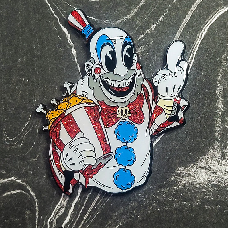 Cap'n Spaulding - With Glitter Blood - Enamel Pin