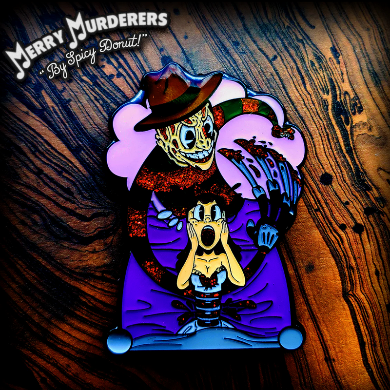Freddy in Dreamland - With Glitter Blood - Enamel Pin