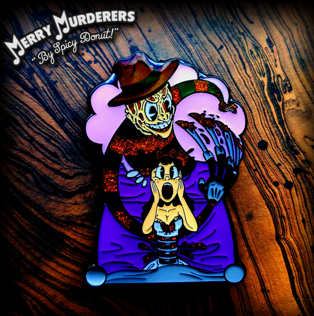 Freddy in Dreamland - With Glitter Blood - Enamel Pin