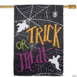 Spider Webs and Ghosts Trick or Treat Outdoor Garden Flag 28" x 40"