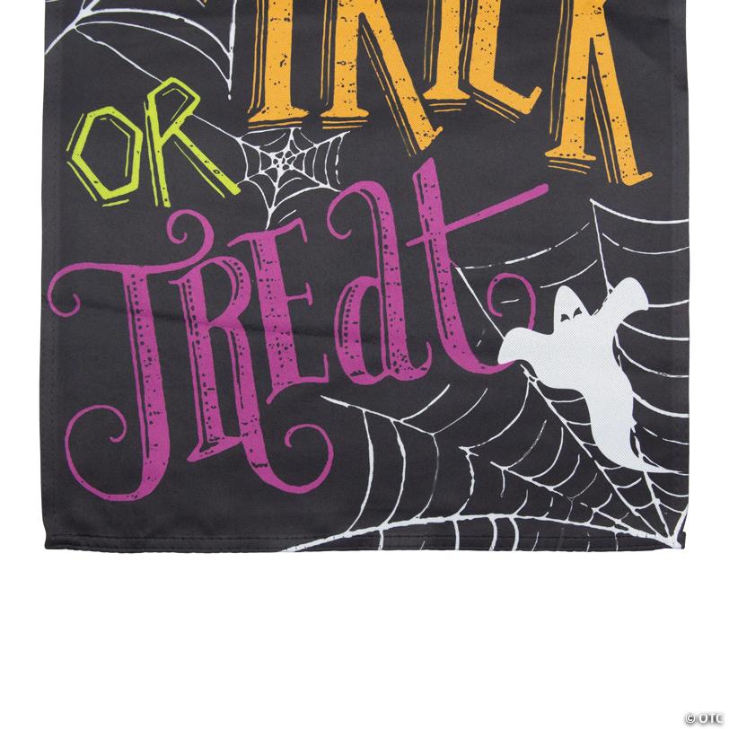 Spider Webs and Ghosts Trick or Treat Outdoor Garden Flag 28" x 40"