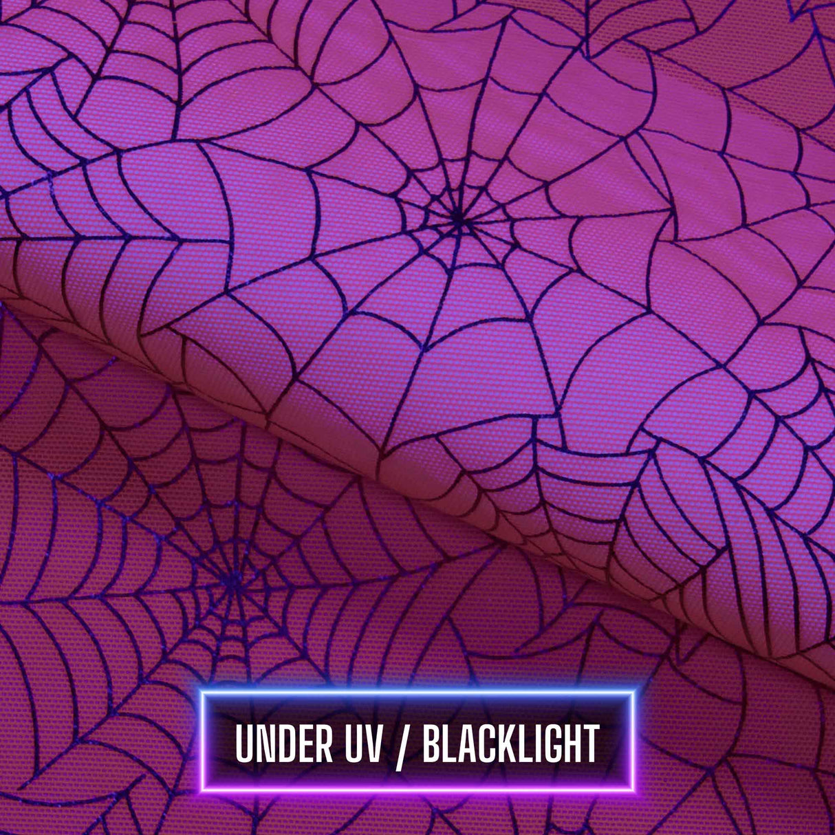 Spiderweb Foiled Mesh Spandex Fabric