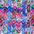 Swim Knit Nylon Spandex Abstract Print