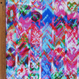 Swim Knit Nylon Spandex Abstract Print