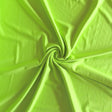 Pinhole Poly Lycra Jersey Mesh Fabric - Lime Green