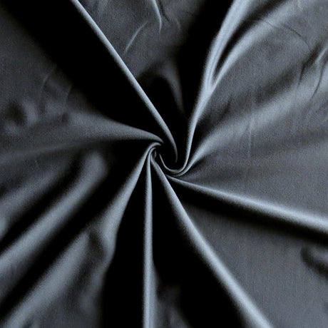 Poly Lycra Jersey Knit Fabric - Graphite
