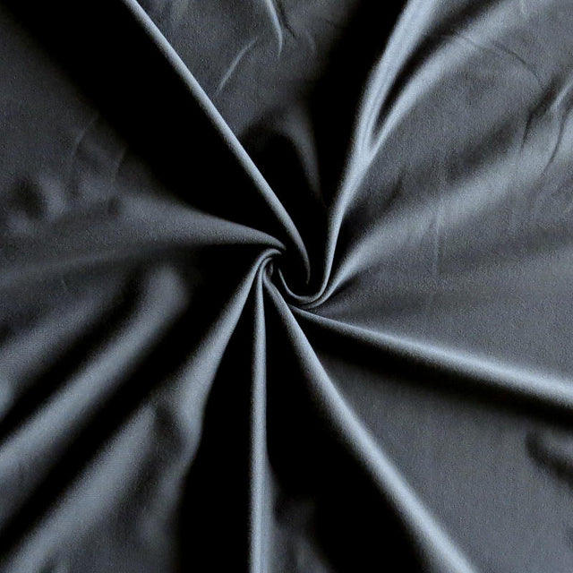 Poly Lycra Jersey Knit Fabric - Graphite