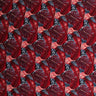 Split & Banana Leaf With Traditional Tribal Design Rayon Poplin Fabric - Purple & Red, 44/45" Width (1 Yard)