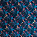 Rayon Poplin Fabric Split Banana Leaf Tribal Design
