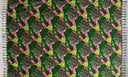 Rayon Sarong with Split Leaf Banana Leaf Print and Fringes