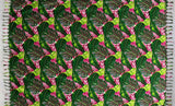 Split Leaf Banana Leaf Sarong Rayon Fabric - Fringed Tropical Leaf Print, 72" L x 45" W (1 Piece)