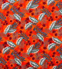 Cotton Fabric Split Leaf Hammock Fern Print